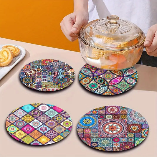Mandala Wooden Placemats